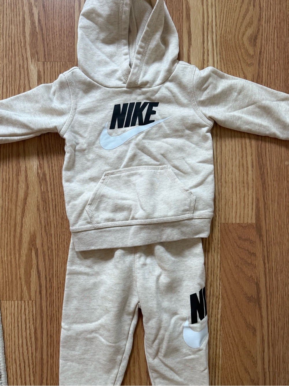 Nike Beige Set with Black Logo